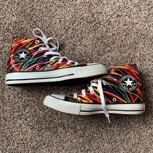 Multicolor Converse high top